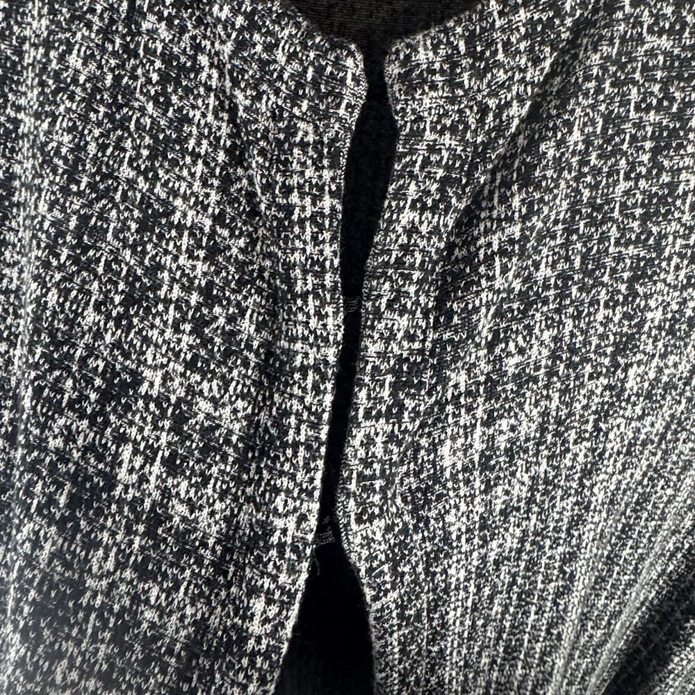 J. Jill NWOT Wearever Collection Blazer Cardigan S Black/White Preppy Office - Picture 5 of 7